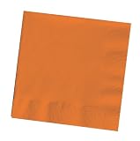 Sunkissed Orange Paper Luncheon Napkins 3 Ply 50 pc