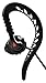 Yurbuds Ironman Focus Behind the Ear Performance Earloop Fit Sport Earphones, Black-10200 (Certified Refurbished)