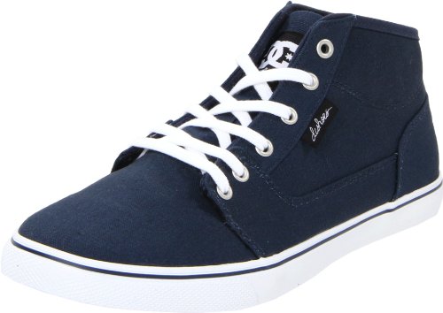 DC Women's Bristol Mid Canvas Sandal,Dc Navy/White,8.5 M US