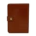 Passport Faux Leather Cover - Barcode Imprint (Caramel)