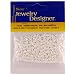6/0 Glass "E" Beads, White AB, 20 Gram Pkg