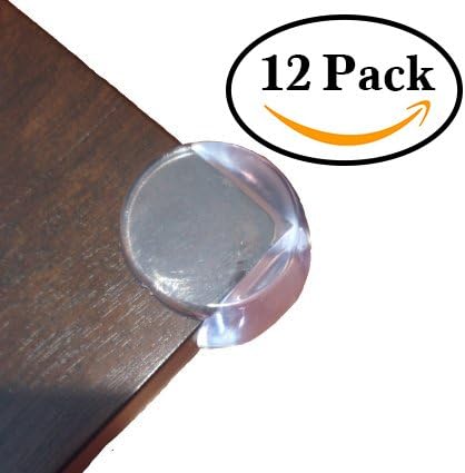Corner Guards (12 Pieces) with 3M Adhesive- Edge Protectors for babyproofing and pet safety; clear and round