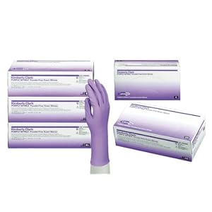 STERLING PURPLE NITRILE Exam Gloves, Medium, Purple, 100/Box