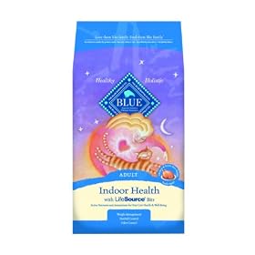 Blue Buffalo Indoor Cat Dry Food, Chicken and Brown Rice Recipe, 7 -Pound Bag