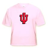 University of Indiana Hoosiers - Light Pink Infant Lap-Shoulder Tee (18M)