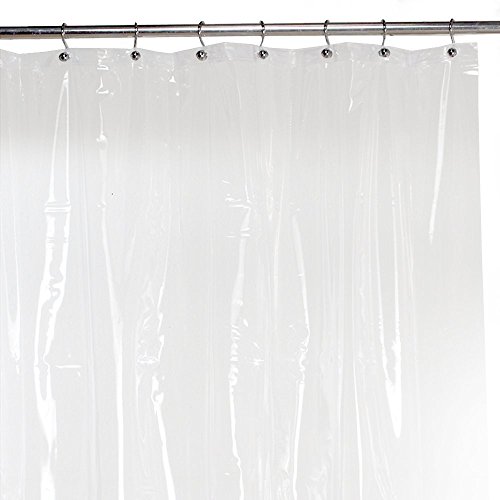 Simple Home Mildewresistant 2 Pounds Heavy Duty Shower Curtain (Clear