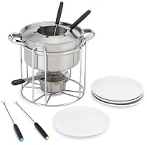 Casa Moda 12-piece Stainless Steel Buffet Fondue Maker