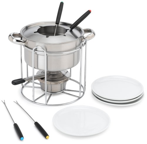 Casa Moda 12-piece Stainless Steel Buffet Fondue Maker