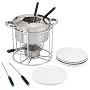 Casa Moda 12-piece Stainless Steel Buffet Fondue Maker