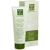 Kiss My Face Organic Clean for a Day Creamy Face Cleanser, 4-Ounce Tubes