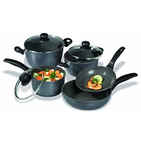 Stoneline 8-piece Stone Tough Non-stick Cookware Set