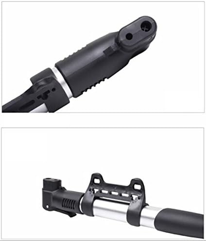 RORIO Mini Bike Floor Pump Tire Pump Foot Pump Floor Bicycle Air Pump Compatible with Presta &amp; Schrader Valve for Road/Mountain/Electric Bike (Mounted Pump without ball needle)