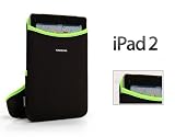 Shipping Free--Kingsons MR.X 9.7'' Black-Green case for ipad2 KS6191V