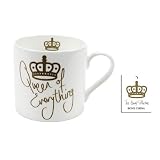 Gift Republic. Queen of Everything Fine Bone China Mug