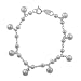 Sterling Silver Jingle Bell Christmas Bracelet