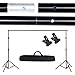 AW 10ft Adjustable Photography Background Support Stand Portable Photo Backdrop Crossbar Kit with Carrying Bag