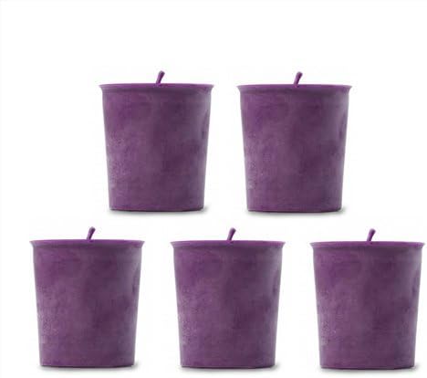 Black Cherry Soy Candle - 5 Pack of Votive Candles