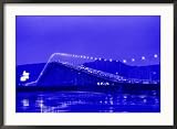 Bridge Connecting Macau to Mainland China Collections Framed Photographic Poster Print by John Coletti, 36x26