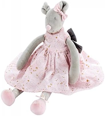 Plush Eugenie The mousse 14"/35cm Pink Baby girl Tartine et Chocolat