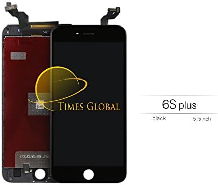 Times Global OEM iPhone 6S PLUS Black LCD Display Touch Screen Digitizer Replacement + Free Tool kit and Tempered Glass Screen Protector (ship from CA, USA