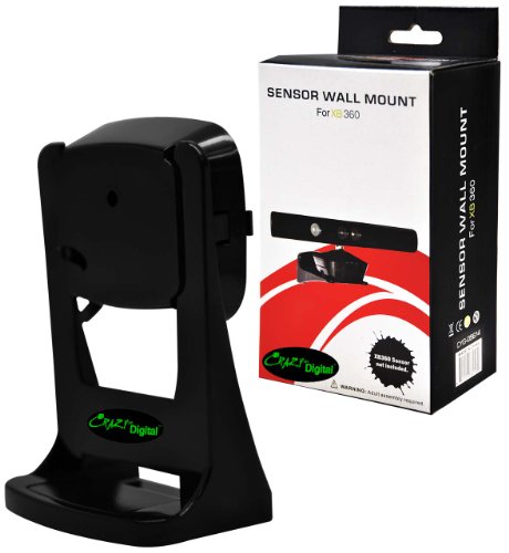 New Wall Mount for Microsoft Xbox 360 Kinect Sensor. CrazyOnDigital Brand Package
