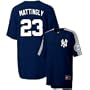 Nike New York Yankees #23 Don Mattingly Navy Deep Fly Jersey