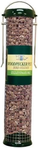 Friends Of Flight Sidekick WP13G Woodpecker Plus Bird Feeder, Green, 13-Inch