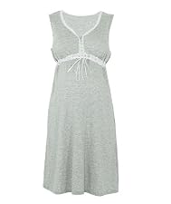 Nightshirt with Ribbon Slot Trim