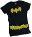 Batgirl Costume All-Over Print Crop Sleeve Fitted Juniors T-Shirt