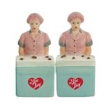 Lucy & Ethel at the Chocolate Factory Salt & Pepper Shaker Set