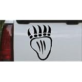 6in X 4.1in Black -- Tribal Indian Bear Claw Western Car Window Wall Laptop Decal... by Rad Dezigns