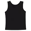 Girls' Cotton Blend Racerback Top - Black