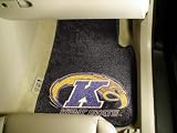 Kent Golden Flashes universal fit Carpet 2 Pc Car Floor Mat (Rug)