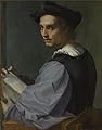 Oil Painting 'Andrea Del Sarto - Portrait Of A Young Man,about 1517-18', 24 x 31 inch / 61 x 78 cm , on High Definition HD canvas prints is for Gifts And Garage, Home Theater And Kitchen Decoration