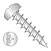 #8 x 1/2" Deep Thread Wood Screws/Phillips/Pan Head/Steel/Zinc/Full Thread (Carton: 10,000 pcs)