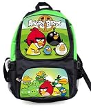 New Angry Bird Full Size Backpack (Green / Black) 16