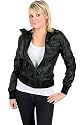 M20 Womens Black Rib Collar Military Jacket Sizes 8-14 UK