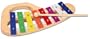 BONTEMPI XMW 8 - Metallophone mit Holzstruktur, 8 Metallpl�ttchen, 32cm