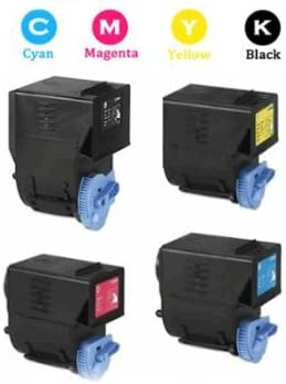 RPS Canon GPR-23 Color Compatible Toner Set (CMYK) For Canon LaserJet ImageRunner Printers: C2380, C2550, C2880, C2880i, C3080, C3080i, C3380, C3380i, C3480, C3480i, C3580, C3580i (0452B003AA, 0453B003AA, 0454B003AA, 0455B003AA)