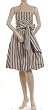 BCBG IVORY TAFFETA JACQUARD TIE BUBBLE DRESS NEW 2