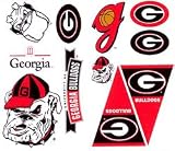University of Georgia Bulldogs Dorm Wall Decor Stickers