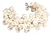 Oi! Ladies B4368  White Fresh Water Pearl Bracelet