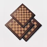 23 X23 in Wooden Veneer Chess Board, American Puzzles - B0006FU2NY