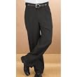 Neil Allyn Black Pleated Front Pants for Men