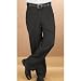 Neil Allyn Black Pleated Front Pants for Men