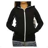 Womens Roots black Pure Yoga Jacket. Very high quality long sleeve hoodie jacket featuring a slim fit, full front zip and snap button side entry pockets. Designed to provide you the comfort and fluidity of the movement to enable you to enjoy practicing yoga and active modern lifestyle