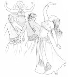 Inalam's Halter Bras and Tie Girdle Pattern (Belly Dance)