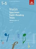 Violin Specimen Sight-reading Tests, ABRSM Grades 1-5: From 2012
