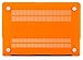 Kuzy Rubberized Hard Case Cover SeeThru for New Apple MacBook Air 13.3-Inch - A1369/A1466 - Aluminum Unibody - Orange