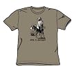 Move It Jackass - Adult Safari Green S/S T-Shirt For Men